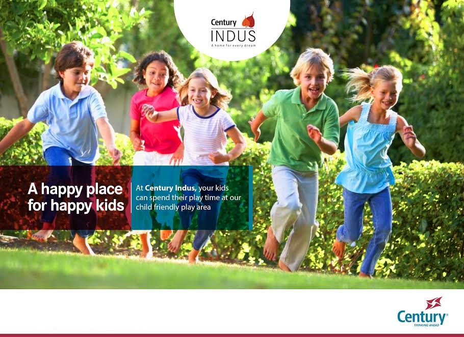 Happy place for happy kids in play area at Century Indus Update